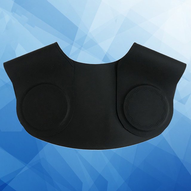 unbranded 1Ud Collar De Corte Para Peluquería En Silicona Negro Resistente Cómodo Y Protector De