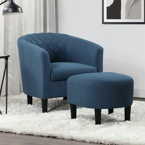 Convenience Concepts Take a Seat Roosevelt Accent Chair with Ottoman