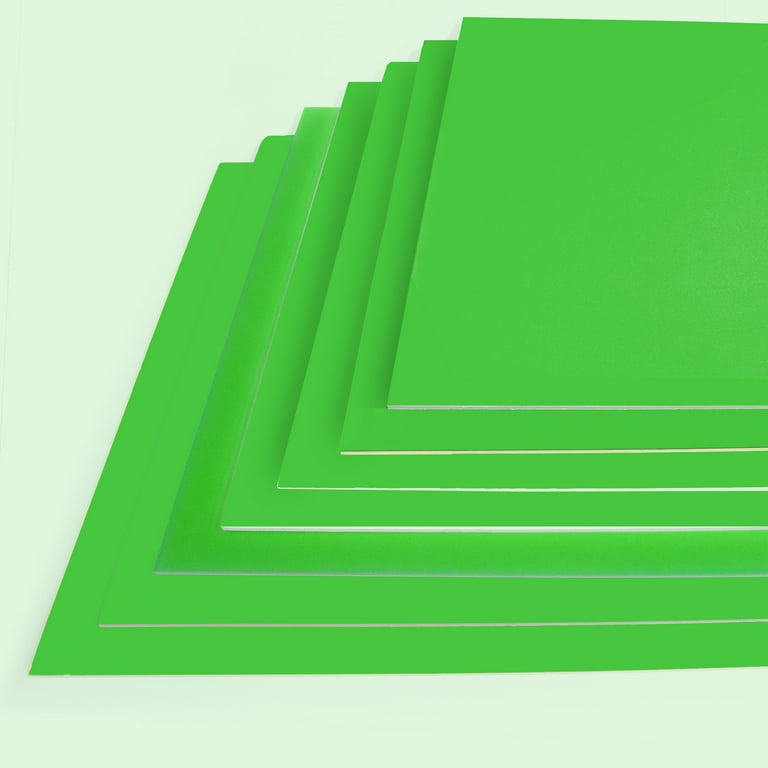 Bazic Products 5400 20 x 30 Fluorescent Green Foam Board - Pack of 25