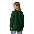 thumbnail image 5 of Garbnen Girls Long Sleeve Shirt Crewneck Green Teen Girls Shirt Basic Fall Preppy Teen Girl Clothes 9-10 Years, 5 of 6