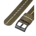 thumbnail image 5 of Uxcell Brown Khaki Nylon Watch Band 18mm Width Soft and Comfortable Nylon Strap with Black Buckle, 5 of 6
