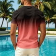 thumbnail image 5 of Dwellite Men's Swim Shirts, Sun Short Sleeve Crew Neck Tops, Quick Dry T-Shirt for Fishing and Surfing 2026 Watermelon Red 3XL, 5 of 6