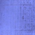 thumbnail image 1 of Ahgly Company Machine Washable Indoor Square Oriental Blue Industrial Area Rugs, 5' Square, 1 of 4