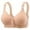 Khaki, variant on Wireless Backless Bra for Women Seamless Comfort with Convertible Transparent Straps and No Padding Design Green 42