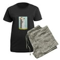 thumbnail image 5 of CafePress - Bride Groom Pajamas - Women's Short Sleeve Print T-Shirt and Pants Dark Cotton Pajama Set, 5 of 7