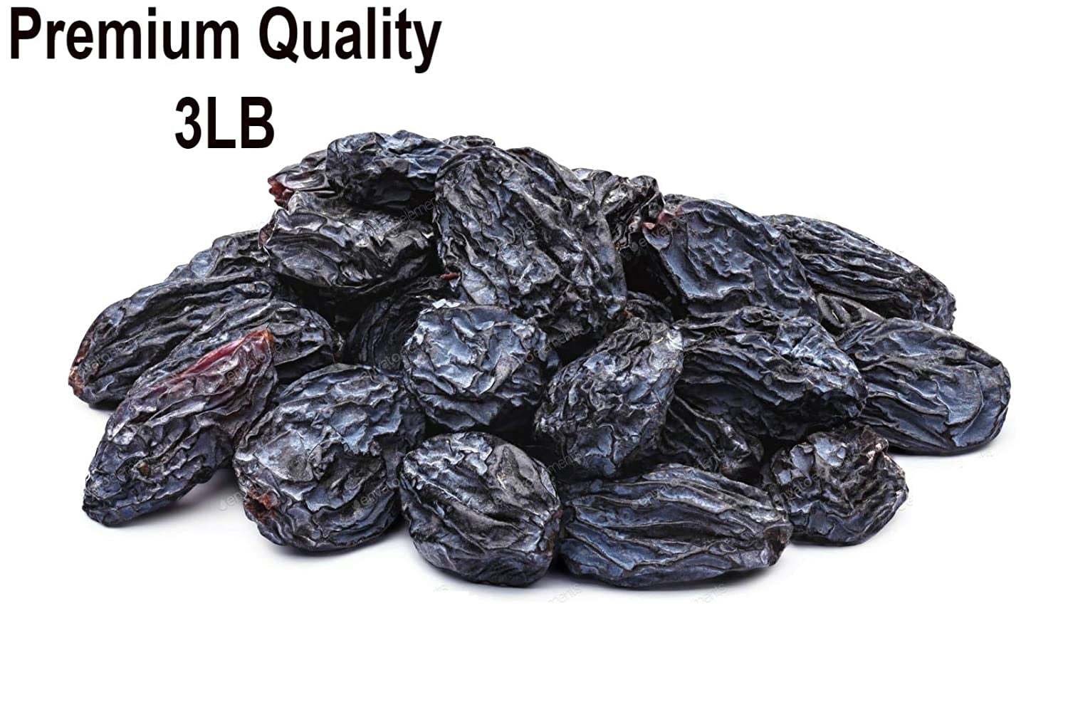 High Quality Black Dried Fresh Raisins Seedless, Ready to Eat Resealable Bag, Secret Garden's