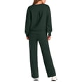 thumbnail image 7 of Diufon Lounge Suits for Women Long Sleeve Sweatshirts Elastic Waist Drawstring Pants Athletic Outfits, 7 of 7