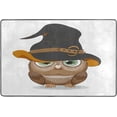thumbnail image 4 of Dreamtimes Halloween Owl Witch Area Rug, 36"x24" Cute Animal Non-Slip Washable Indoor Door Mat, Absorbent Floor Mat for Bedroom Kitchen Entryway Bathroom, 4 of 7