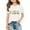 Z1-White, variant on Miaoju Girls Tops Size 6 Crewneck 3d Prints Short Sleeve T Shirt Top Casual Gentleman Tops Tee for Toddler & Kids