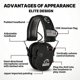 thumbnail image 3 of Earmuffs Active Headphones for Shooting Electronic Hearing protection Ear protect Noise Reduction Active Hunting Headphone Hearing Protectio, 3 of 3