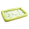 thumbnail image 2 of Pet Cooling Mat | Breathable Summer Cooling Pad for Dogs | Temperature Reducing Pet Bed for Cats and Small Dogs | Great Gift for Pet Owners | Green Cute Print Cooling Dog Bed, 2 of 7