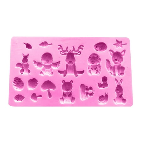 

Up to 50% Off Dvkptbk Fondant Forest Cartoon Animal Silicone Mold Baking Tools Epoxy Mold Cake Decoration Chocolate Mold