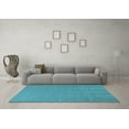 thumbnail image 3 of Ahgly Company Indoor Rectangle Solid Light Blue Modern Area Rugs, 5' x 8', 3 of 4