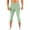 Green, variant on Men 3/4 Compression Pants Athletic Gym Capri Leggings Running Tights Dry Fit Basketball Moisture Wicking Stretch Fit