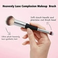 thumbnail image 4 of Makeup Brushes Dual-ended Foundation Brush Concealer Brush Perfect for Any Look Premium Hair Rounded Tapered Flawless Brush Ideal for Liquid, Cream, Powder,Blending, Buffing,Concealer, 4 of 5