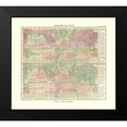 thumbnail image 2 of Perthes 16x15 Black Modern Framed Museum Art Print Titled - Isobar Winds - Perthes 1914, 2 of 5