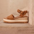 thumbnail image 2 of Sandalia TOMS Diana Cuero TAN para Mujer Talla 9.5 M, 2 of 7