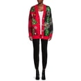 thumbnail image 4 of Holiday Time Women's Boyfriend Cardigan, 4 of 5