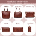 thumbnail image 2 of Set de 2 monederos y bolsos, bolso de hombro tipo cartera para jóvenes, 6 unidades, 2 of 7