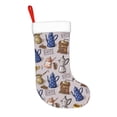 thumbnail image 2 of Haiem Antique Vintage Teapot Coffee Grinder Pattern Christmas Stockings, Personalized 18 Inches Knit Christmas Stockings Xmas Hanging Stockings for Family Christmas Decorations, 2 of 7