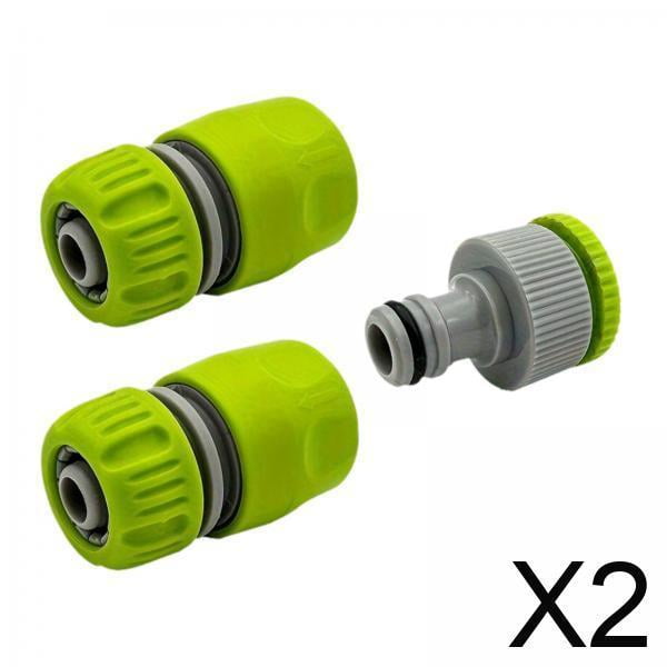 Adaptador de conector de manguera,Conector de grifo de parada de agua Adaptador de manguera,Conector de manguera Conector de lavadora de alta presión,Parte de lavadoras a presión Conector de