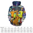 thumbnail image 2 of Scooby Doo Unisex Adult Sweatshirt Novelty Hoodie 3D Print Casual Sweater Jacket Pullover Hoodie Fall Winter Clothes 6XL, 2 of 8