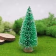 thumbnail image 2 of Toudaret 8Pcs Mini Christmas Trees Bottle Brush Trees with Wood Base, Christmas  Trees for Tabletop Christmas Decor Holiday Winter Decorations, 2 of 6
