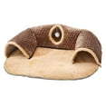 thumbnail image 3 of FashionCha 2 in 1 Cat Tunnel Bed Play Center Comfortable Hideout Interactive Toy Cat Tunnel brown M, 3 of 9