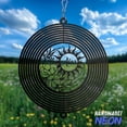 thumbnail image 2 of Handmadetneonsign Sun & Moon Wind Spinner Metal, Garden Decor Yard Art Outdoor Kinetic Nature Lovers 132782, 2 of 5