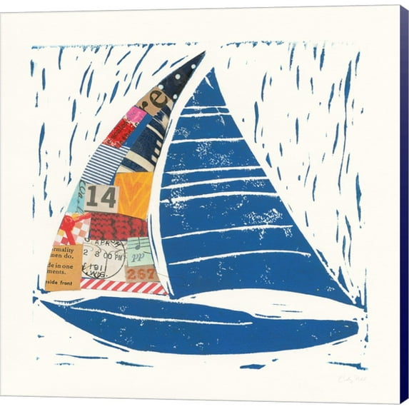 Nautical Collage IV by Courtney Prahl, Canvas Wall Art