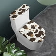 thumbnail image 2 of HELLHERO Bathroom Toilet Cozy Set, Elastic Bottom Stretch Machine Washable, Cozy Elastic Edge Fits All Toilet Shapes, 2 of 8