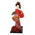 thumbnail image 2 of Kuntesetty Ethnic Japanese Geisha Dolls 9 inch Miniature Figurines Traditional Asian Geisha B, 2 of 9