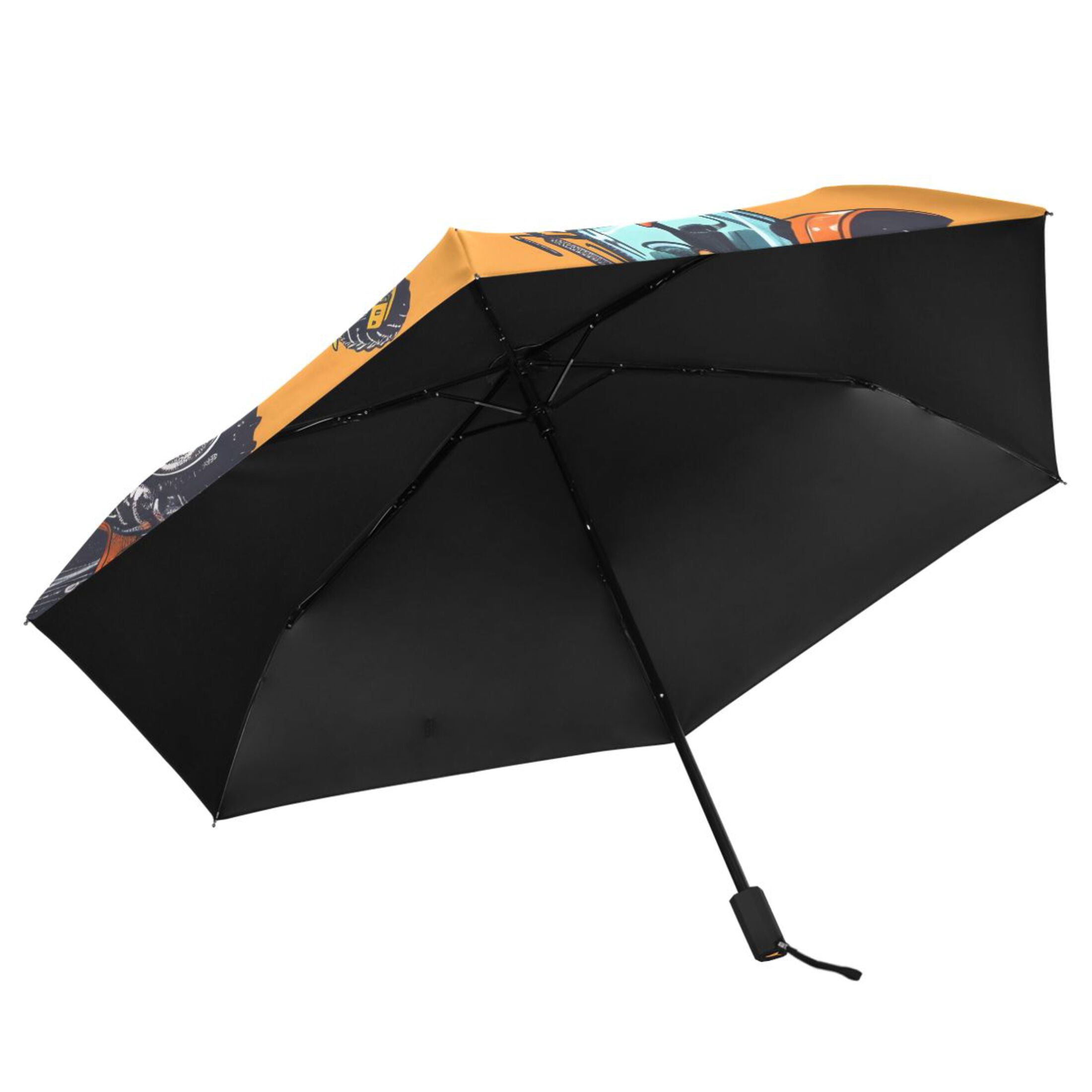 ALAZA Off-road Vehicles Cars UPF 50+ Compact Folding Umbrella for Rain Travel Umbrella Packable