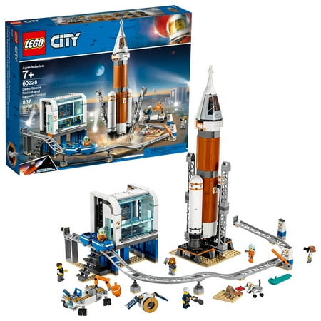 LEGO City Rocket and Launch Control 60228 NASA Space Ship Building Astronaut Toy STEM Learning Model Rocket Kit (837 (Best Logo Creator For Android)