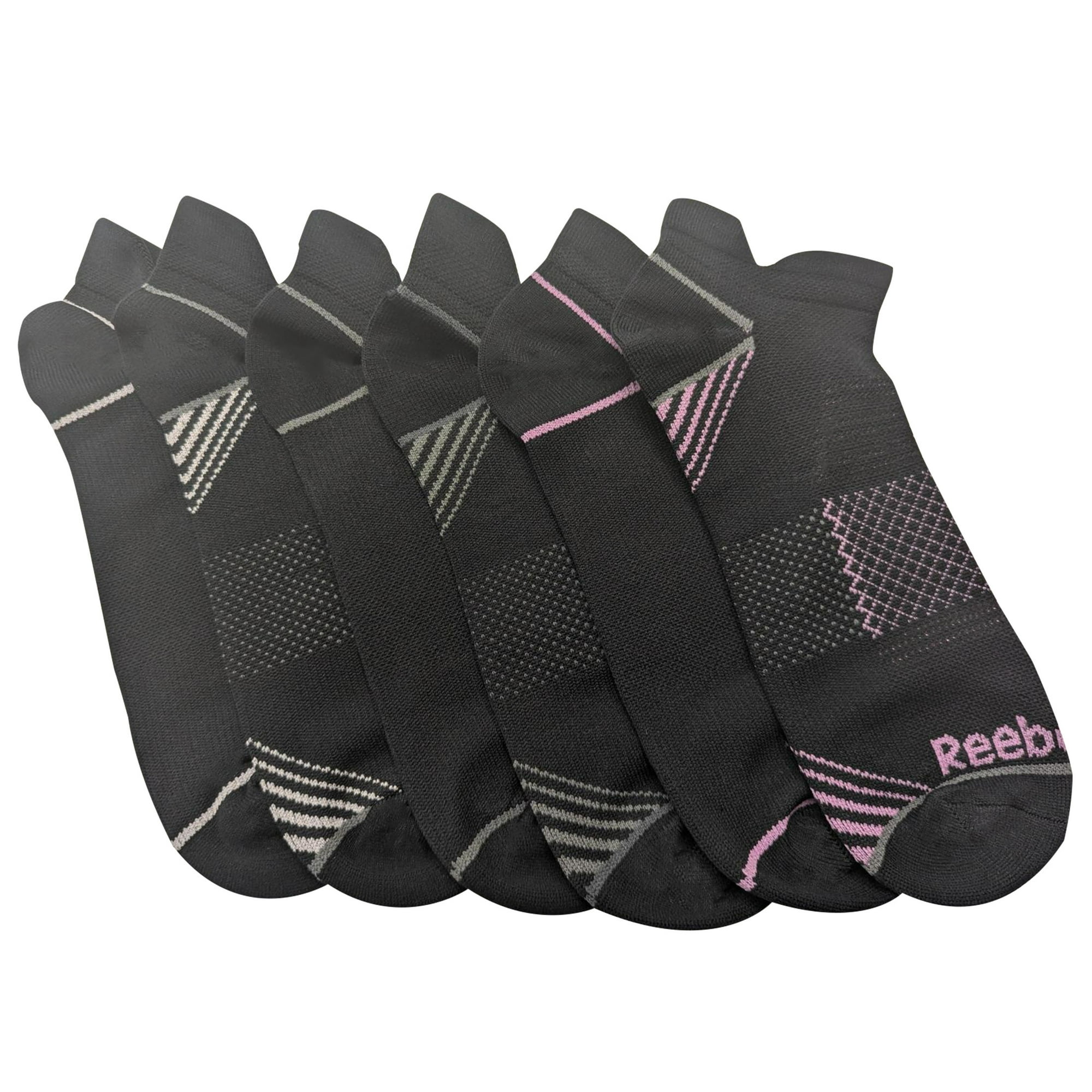 Reebok Women's Dynamic Lightweight Low Cut Socks, 6-Pack