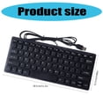 thumbnail image 3 of USB Wireds Miniature Keyboards 78 Key and Ergonomic for Desktop Computer and Laptop Use, 3 of 8