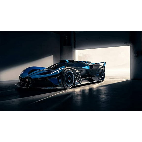 Iconic Arts Laminated 42x24 Poster: Bugatti Bolide 2020 2 4k 8k hd Cars HD