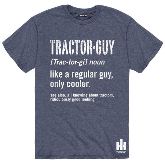 Tractor Guy: Like a Regular Guy, Only Cooler IH Heather Blue Short Sleeve Shirt