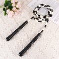 thumbnail image 3 of 1pc Skipping Rope Pvc Bamboo Joint Skipping Rope Sports and Exercise Supplies Workout Equipment (Black), 3 of 8