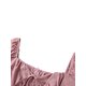 thumbnail image 5 of VISgogo Vestido de verano para mujer, vestido corto de corte bajo liso con lunares jacquard de manga corta, trajes de dobladillo con volantes de cintura alta para mujer VISgogo  moda, 5 of 9