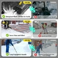 thumbnail image 2 of LAIDER HEROS 74" Gardening Flat Shovel, Multifunctional Ice Shovel & Chopper for Driveway Sidewalk(2 Blades), 2 of 7