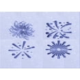 thumbnail image 1 of Ahgly Company Tapis d'Intérieur Lavables en Machine Rectangle Bleu Lavande Transitionnel, 8' x 12', 1 of 7