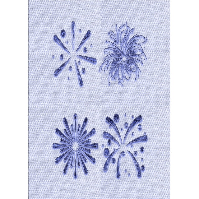 Ahgly Company Tapis d'Intérieur Lavables en Machine Rectangle Bleu Lavande Transitionnel, 8' x 12'