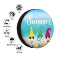 thumbnail image 2 of Kdxio Hello Summer Gnome 1 for Tire Cover Wheel Protectors Tyre Covers Weatherproof Wheel Covers Universal Fit for Trailer Rv SUV Truck Camper Travel Trailers 16 inch, 2 of 5