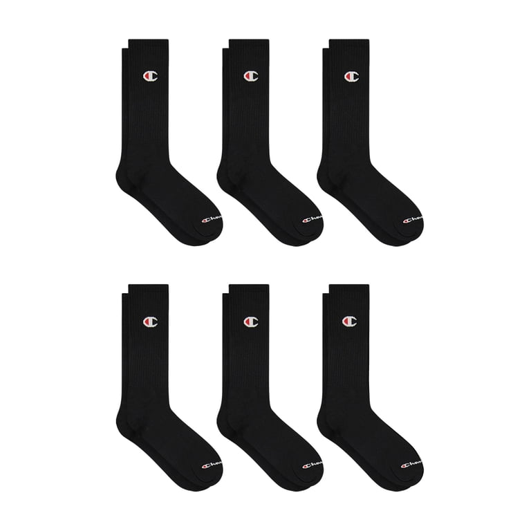 Champion Men's Lightweight Crew Socks 6-Pack photo 1
