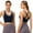 Dark Blue, variant on Joau Sports Bra for Women Padded Medium Support Criss Cross Back Bras Comfort Seamless High Impact Yoga Exercise Athletic Bras S-XXL