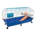 thumbnail image 2 of Rabbit & Guinea Pig Cage with Hay Feeder, Bottle & Bowl, 2 of 3