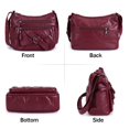 thumbnail image 4 of Spencer Women's Handbag, PU Leather Shoulder Bag for Women, Multi-Pocket Crossbody Purse, Pocketbook with Adjustable Strap, 4 of 9