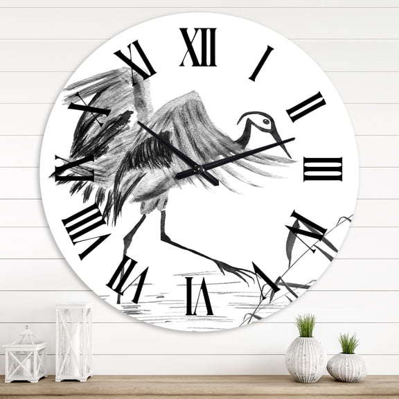 Designart 1 in Quartz Traditional Wall Clock