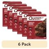 (6 pack) Quest Protein Bar, Chocolate Brownie, 20g Protein, Gluten Free, 4 Count